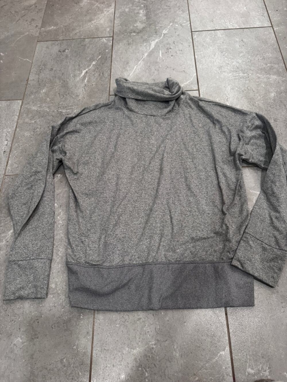 Zella Gray Heather Turtleneck pullover, size XL